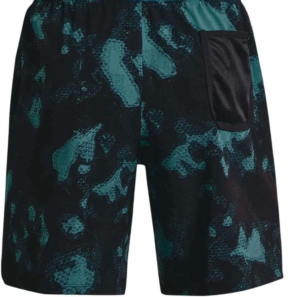 Under Armour Men's Project Rock Woven Printed Shorts, New 2023!! Camo, L large - Picture 2 of 3